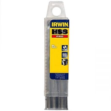 Irwin 10502305 - Set burghie metal HSS 7.4 mm tija cilindrica 5 bucati