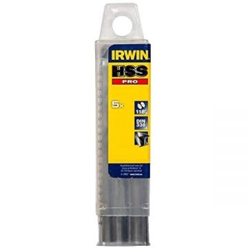 Irwin 10502342 - Set burghie metal HSS 11.1 mm tija cilindrica 5 bucati