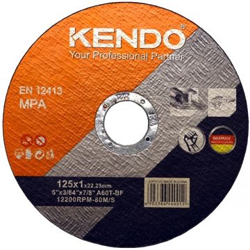 Kendo 63012143 - Disc taiere metal 125x22.2x1 mm