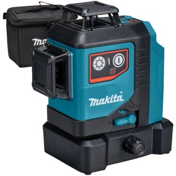 Makita SK700D - Nivela laser cu linii 25 m +/-0.2 mm/m 1 linii laser fascicul rosu proiectie 360 grade receptor suport perete geanta textila