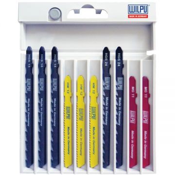 Wilpu 02968 00010 - Set panze fierastrau pendular tija cu un prag de prindere (T) - mm metal taiere mixta 10 bucati