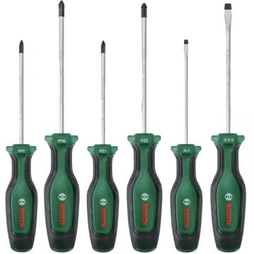 Bosch 1600A02BX7 - Set surubelnite cu profil PH PZ si plat 6 bucati