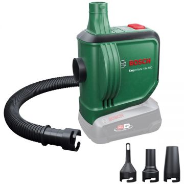 Bosch EasyInflate 18V-500 - Pompa de aer fara acumulatori si incarcator 18 V - Ah 530 l/min