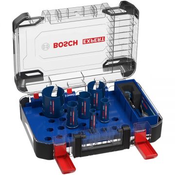 Bosch  EXPERT Construction Material - Set carote multimaterial 20-64  mm 10  bucati