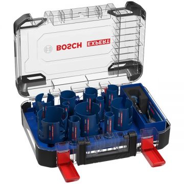 Bosch  EXPERT Construction Material - Set carote multimaterial 20-76  mm 15  bucati