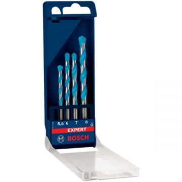 Bosch EXPERT CYL-9 MultiConstruction - Set burghie universale 5.5-8 mm tija cilindrica 4 bucati