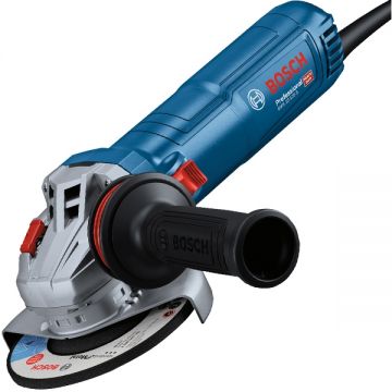 Bosch GWS 12-125 S - Polizor unghiular cu fir 1200 W 125 mm turatie constanta protectie suprasarcina turatie reglabila maner antivibratii pornire lina