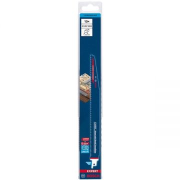 Bosch S 1267 XHM EXPERT - Set panze fierastrau sabie HCS 300 mm 5-7 dinti/inch dantura progresiva 10 bucati