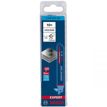 Bosch S 922 EHM EXPERT - Set panze fierastrau sabie HCS 150 mm 18 dinti/inch dantura standard 10 bucati