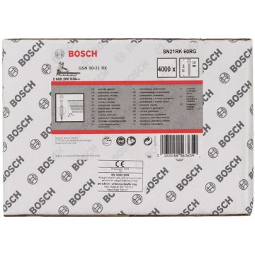 Bosch SN21RK 60RG - Set cuie cap rotund inclinare 21 grade 60 mm GSN 90-21 60RG 4000 bucati