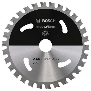 Bosch Standard for Steel - Panza fierastrau circular otel 136x20x1.6 mm 30 dinti