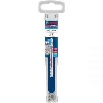 Bosch T 367 XHM EXPERT - Set panze fierastrau pendular tija cu un prag de prindere (T) 132 mm multimaterial taiere dreapta grosiera 10 bucati