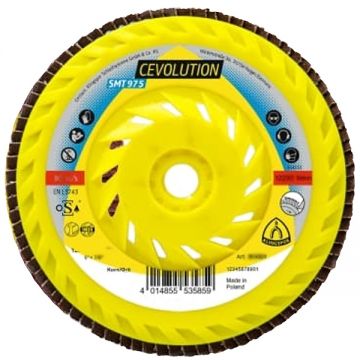 Klingspor SMT 975 Special CEVOLUTION - Disc lamelar profil convex 115x22.2 mm granulatie 40