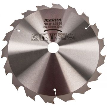 Makita B-12859 - Panza fierastrau circular lemn 270x30x2.8 mm 18 dinti