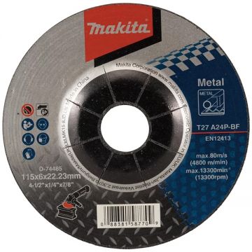 Makita D-74485 - Disc polizare metal 115x22.2x6 mm