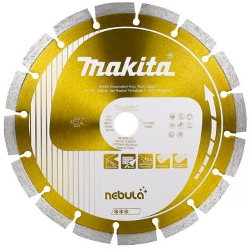 Makita NEBULA - Disc diamantat de taiere segmentat 125x22.2x2.4 mm taiere umeda si uscata