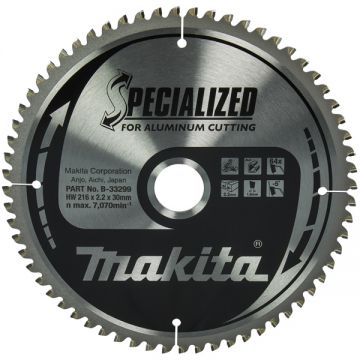 Makita SPECIALIZED - Panza fierastrau circular aluminiu 216x30x2.2 mm 64 dinti