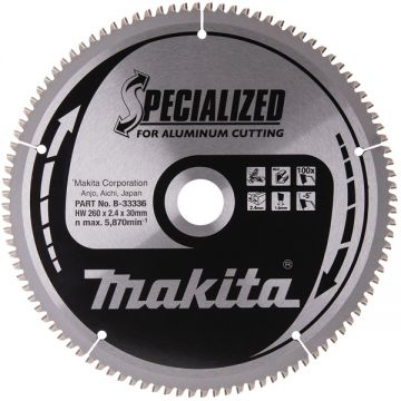 Makita SPECIALIZED - Panza fierastrau circular aluminiu 260x30x2.4 mm 100 dinti