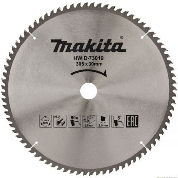 Makita SPECIALIZED - Panza fierastrau circular aluminiu 305x30x2.8 mm 80 dinti