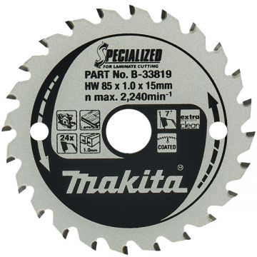 Makita SPECIALIZED - Panza fierastrau circular panouri laminate 85x15x1 mm 24 dinti