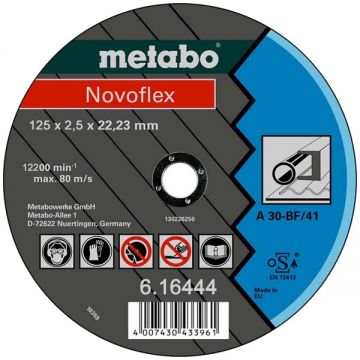 Metabo 616444000 - Disc taiere metal 125x22.2x2.5 mm 1 buc