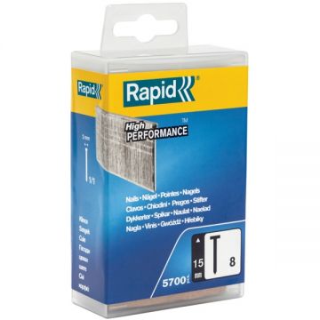 Rapid No. 8 - Set cuie cap inecat - grade 15 mm R453 MS4.1 R64 R83 ALU753/740 ALU853/840 ALU913/953/940 E100 E-tac ESN530/114 BTX530 R553 R606 EN330 PBS121 PB131 PBS151 M40 Hobby Tacker Dual Multitacker Hobby Electric 5700 bucati