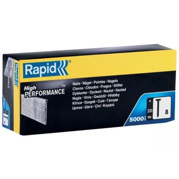 Rapid No. 8 - Set cuie cap inecat - grade 20 mm R553 R606 EN330 PBS121 PB131 PBS151 5000 bucati