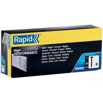 Rapid No. 8 - Set cuie cap inecat - grade 25 mm R553 R606 EN330 PBS121 PB131 PBS151 5000 bucati