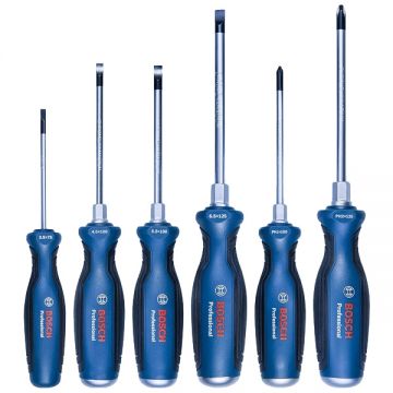 Bosch 1600A016BF - Set surubelnite cu profil PH si plat 6 bucati