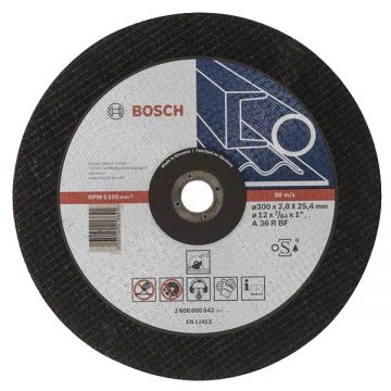 Bosch Expert for Metal - Disc abraziv pentru debitator de metal 300x25.4x2.8 mm