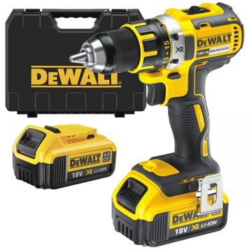 DeWalt DCD790M2 - Masina de gaurit si insurubat cu 2 acumulatori Li-Ion 18 V 4 Ah 60 Nm valiza plastic