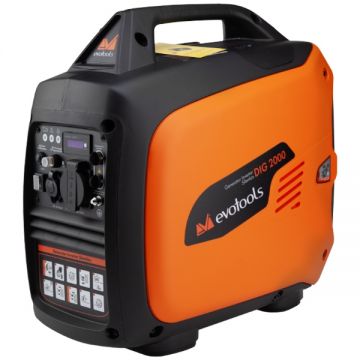 Evotools DIG 2000 - Generator de curent digital 1.8 kW Evotools - 4 timpi 2.7 CP pornire mecanica