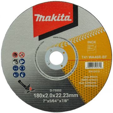 Makita D-75552 - Disc taiere metal 180x22.2x2 mm 1 buc