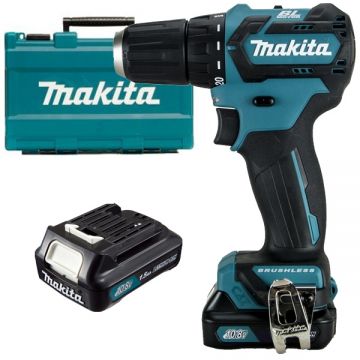 Makita DF332DWYE - Masina de gaurit si insurubat cu 2 acumulatori Li-Ion 10.8 V 1.5 Ah 35 Nm valiza plastic