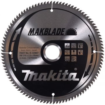 Makita MAKBLADE - Panza fierastrau circular lemn 216x30x2.8 mm 100 dinti