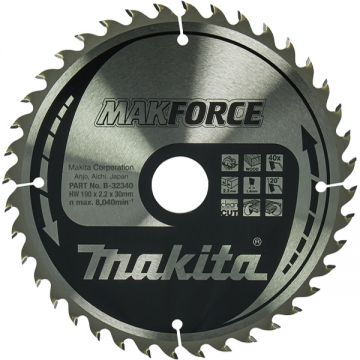 Makita MAKFORCE - Panza fierastrau circular lemn 190x30x2.2 mm 40 dinti