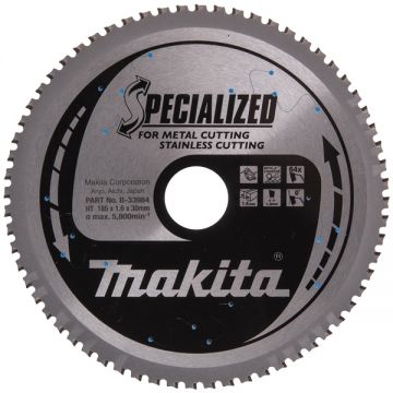 Makita SPECIALIZED - Panza fierastrau circular otel 185x30x1.6 mm 64 dinti