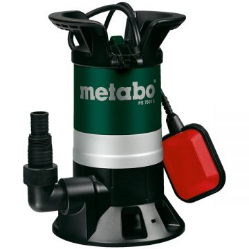 Metabo PS 7500 S - Pompa submersibila de drenaj apa murdara 450 W 5 m 125 l/min carcasa plastic flotor monofazata