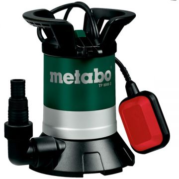 Metabo TP 8000 S - Pompa submersibila de drenaj apa curata 350 W 5 m 133 l/min carcasa plastic flotor monofazata