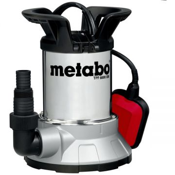 Metabo  TPF 6600 SN - Pompa submersibila de drenaj apa curata 450 W 5 m 110 l/min carcasa inox flotor monofazata