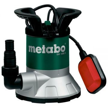 Metabo TPF 7000 S - Pompa submersibila de drenaj apa curata 450 W 5 m 116 l/min carcasa plastic flotor monofazata