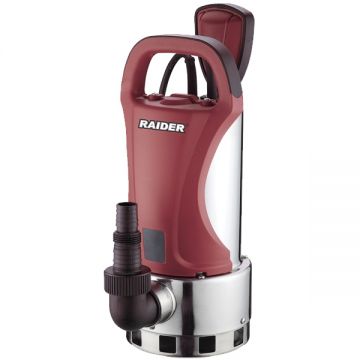 Raider RD-WP39 - Pompa submersibila de drenaj apa murdara 1100 W 7 m 308 l/min carcasa inox flotor monofazata