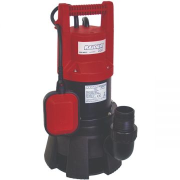 Raider RDP-WP27 - Pompa submersibila de drenaj apa murdara 1300 W 7 m 417 l/min carcasa plastic flotor monofazata