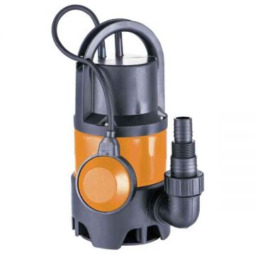 Ruris Aqua 9 - Pompa submersibila de drenaj apa murdara 750 W - m 208.3 l/min carcasa plastic flotor tocator corpuri solide monofazata