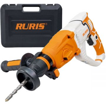 Ruris RMX3026 - Rotopercutor SDS-Plus 1050 W 3 J valiza plastic accesorii