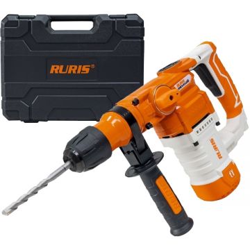 Ruris RMX4526 - Rotopercutor SDS-Plus 1050 W 4.5 J valiza plastic accesorii