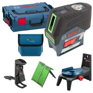 Bosch GCL 2-50 CG + RM 2 - Nivela laser cu linii si puncte 2 linii laser 20 m 2 puncte laser 10 m +/-0.3 mm/m suport perete valiza speciala