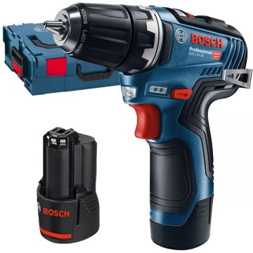 Bosch GSR 12V-35 - Masina de gaurit si insurubat cu 2 acumulatori Li-Ion 12 V 3 Ah 35 Nm valiza speciala