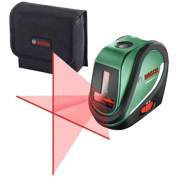 Bosch UniversalLevel 2 - Nivela laser cu linii si puncte 2 linii laser 10 m 2 puncte laser 10 m +/-0.5 mm/m