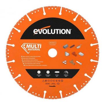 Disc multifunctional diamantat pentru fierastrau circular Evolution MD230SEG-CS, O230x22.3 mm, 16 dinti